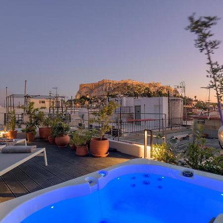 Meno Suite with Private Terrace - Jaccuzzi, Acropolis View Atene Esterno foto