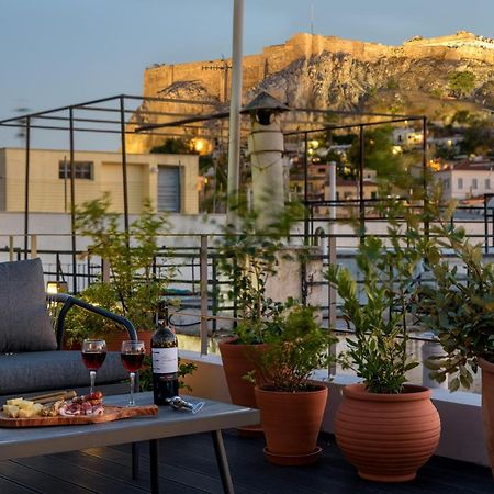 Meno Suite with Private Terrace - Jaccuzzi, Acropolis View Atene Esterno foto