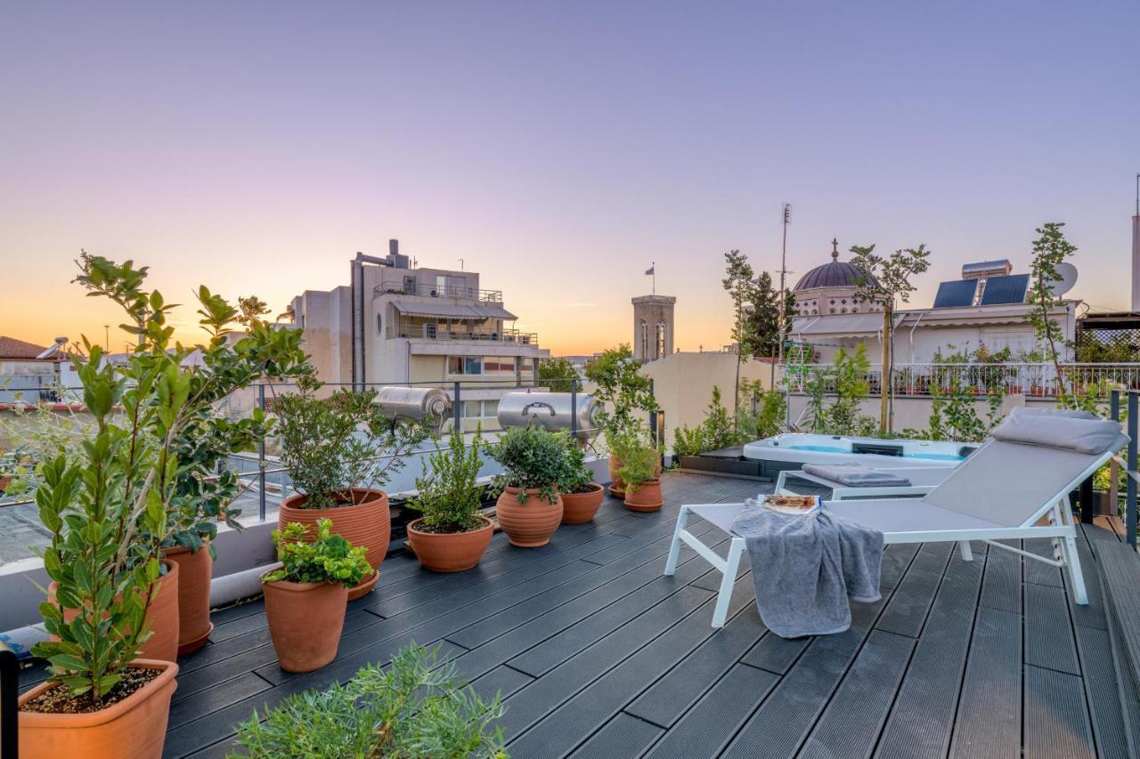 Meno Suite with Private Terrace - Jaccuzzi, Acropolis View Atene Esterno foto